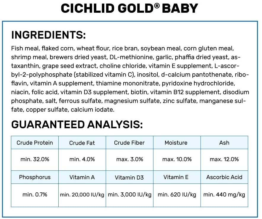 Hikari Cichlid Gold Floating Baby Pellet Food - PetMountain.com