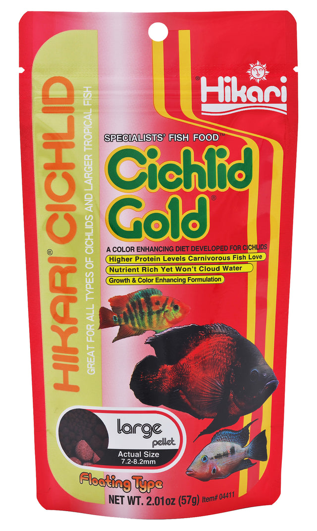 Hikari Cichlid Gold Floating Large Pellet Food - PetMountain.com