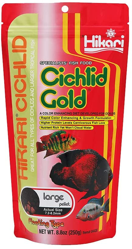 Hikari Cichlid Gold Floating Large Pellet Food - PetMountain.com