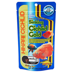 Hikari Sinking Cichlid Gold Medium Pellet Food - PetMountain.com