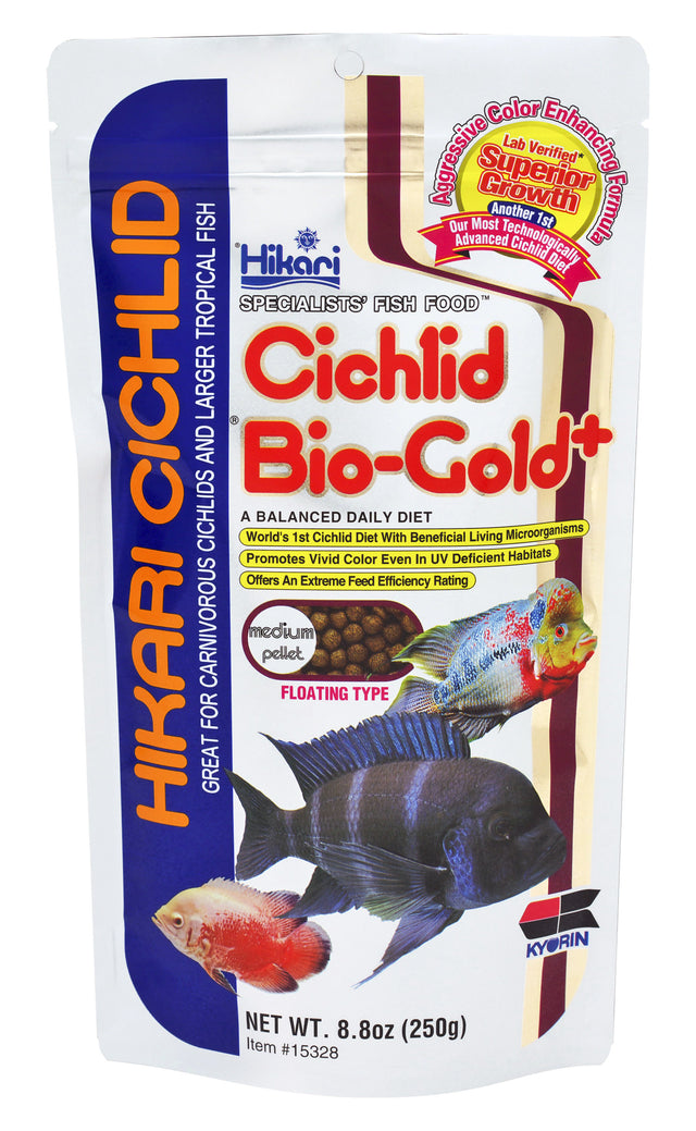 Hikari Cichlid Bio Gold+ Floating Medium Pellet Food - PetMountain.com