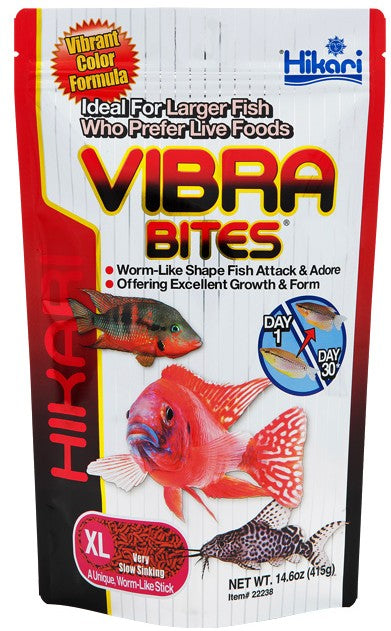 14.6 oz Hikari Vibra Bites Extra Large Tropical Fish Food