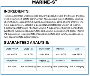Hikari Marine S Fish Food Improves Groth and Coloration DHA and EPA Rich for Smaller Marine Fish - PetMountain.com