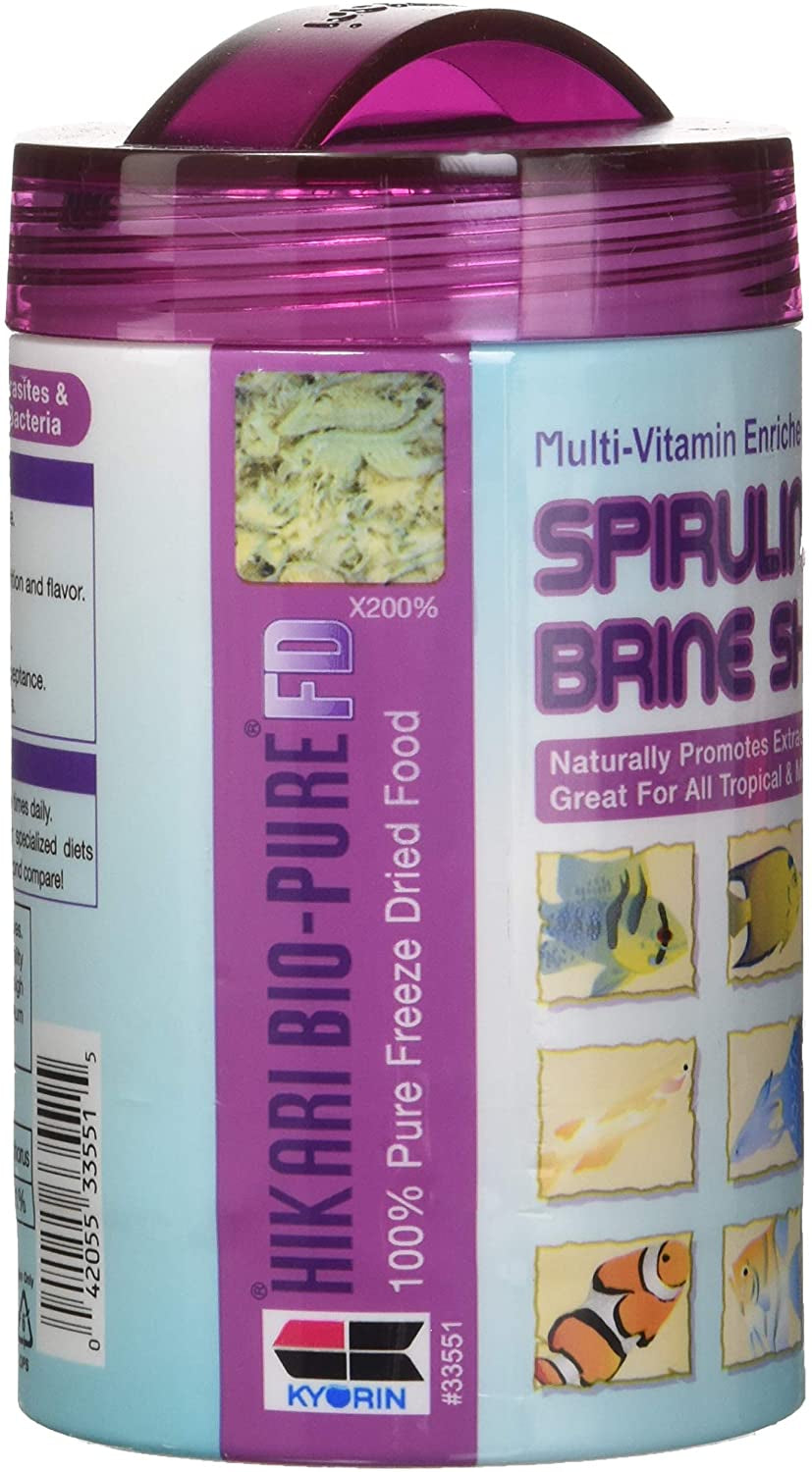 Hikari Spirulina Brine Shrimp Freeze Dried Food - PetMountain.com
