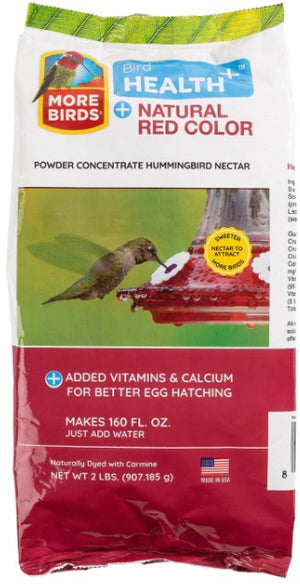 More Birds Health Plus Natural Red Hummingbird Nectar Powder Concentrate - PetMountain.com