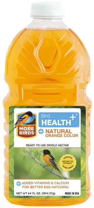 More Birds Health Plus Ready To Use Oriole Nectar Natural Orange - PetMountain.com