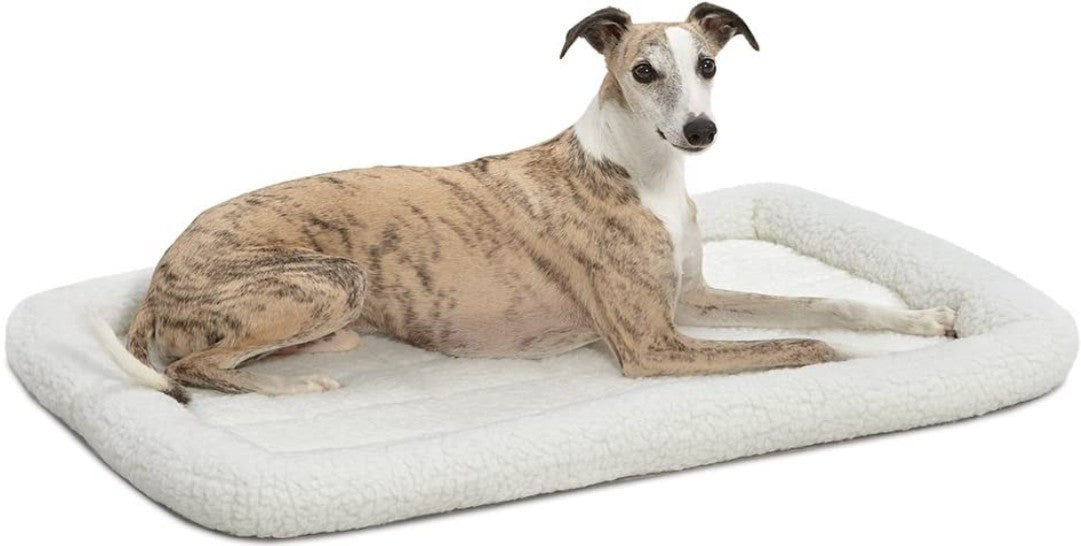 MidWest Quiet Time Fleece Bolster Bed for Dogs - PetMountain.com