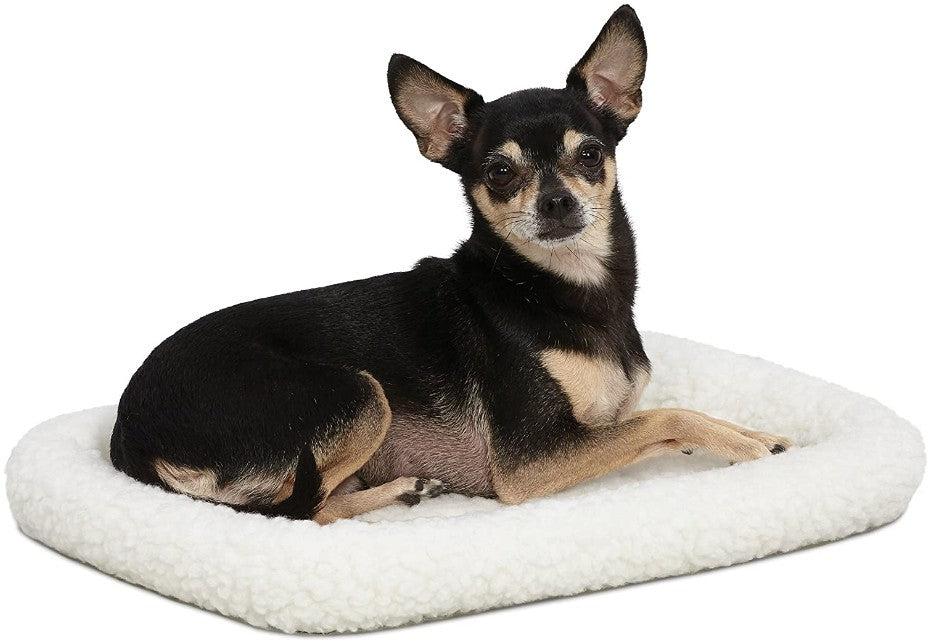 MidWest Quiet Time Fleece Bolster Bed for Dogs - PetMountain.com