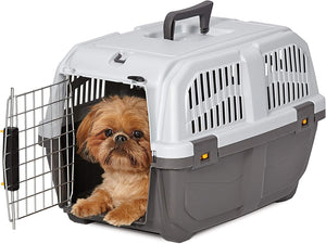 MidWest Skudo Travel Carrier Gray Plastic Dog Carrier - PetMountain.com