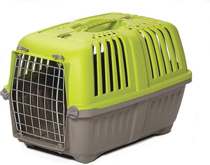 X-Small - 2 count MidWest Spree Pet Carrier Green Plastic Dog Carrier