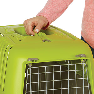 MidWest Spree Pet Carrier Green Plastic Dog Carrier - PetMountain.com