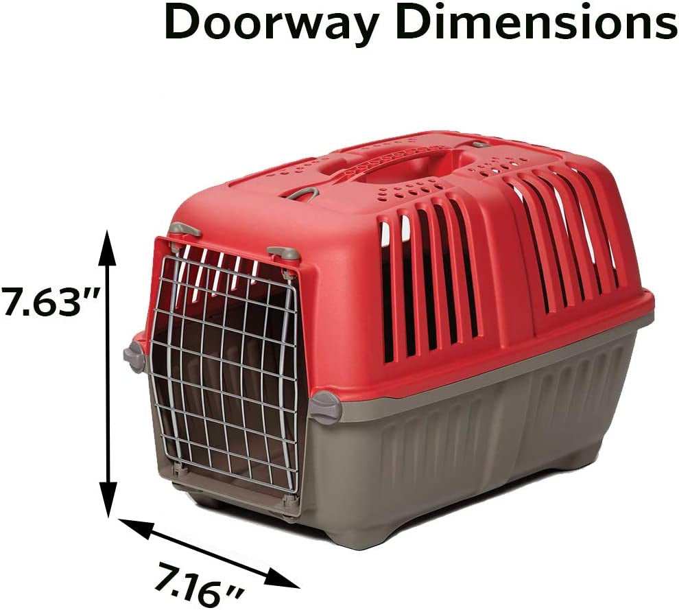 MidWest Spree Pet Carrier Red Plastic Dog Carrier - PetMountain.com