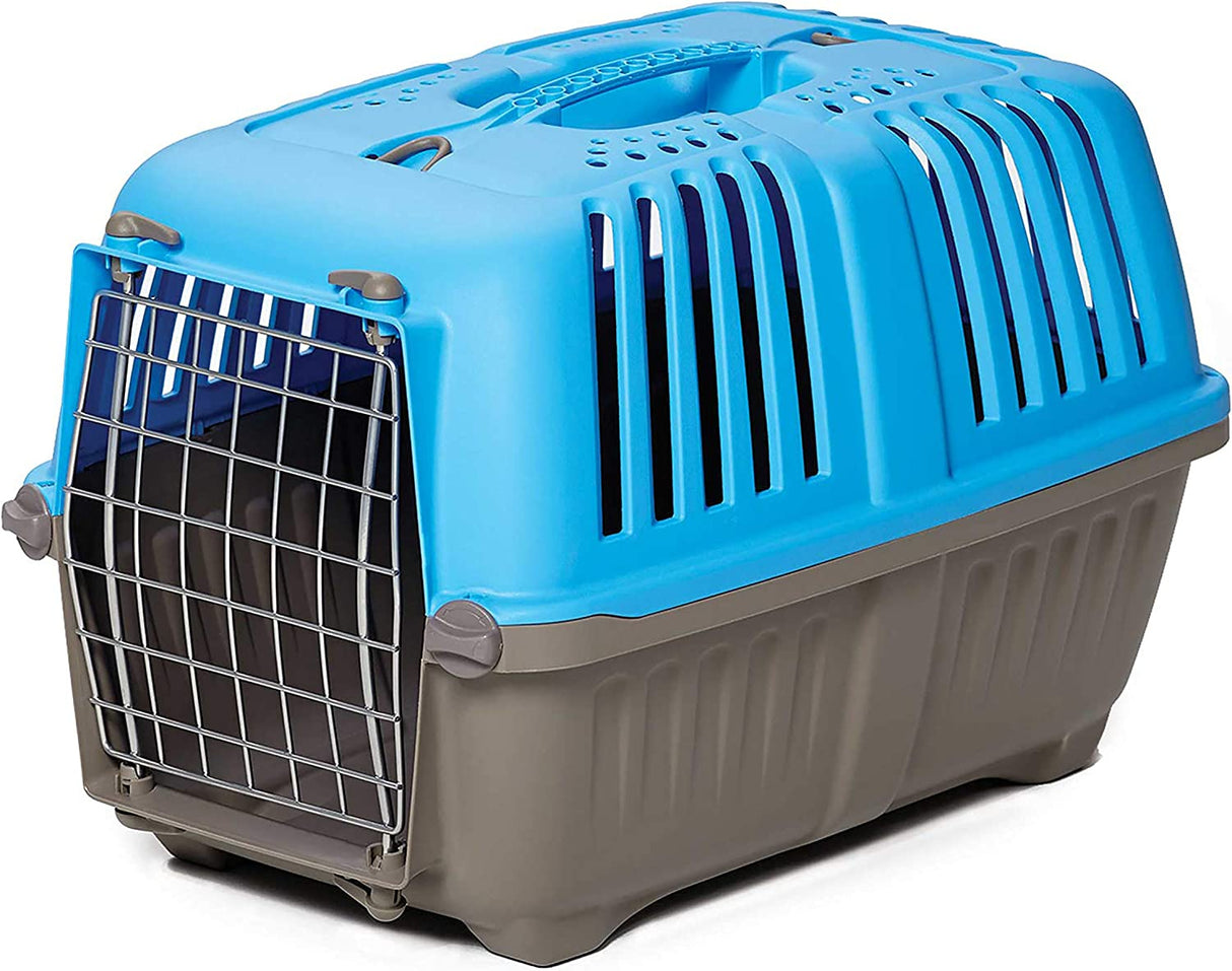 MidWest Spree Pet Carrier Blue Plastic Dog Carrier - PetMountain.com