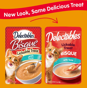 1.4 oz Hartz Delectables Bisque Lickable Treat for Cats Tuna