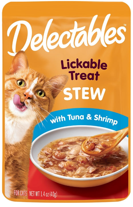 Hartz Delectables Stew Lickable Treat for Cats Tuna and Shrimp - PetMountain.com