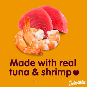 1.4 oz Hartz Delectables Stew Lickable Treat for Cats Tuna and Shrimp