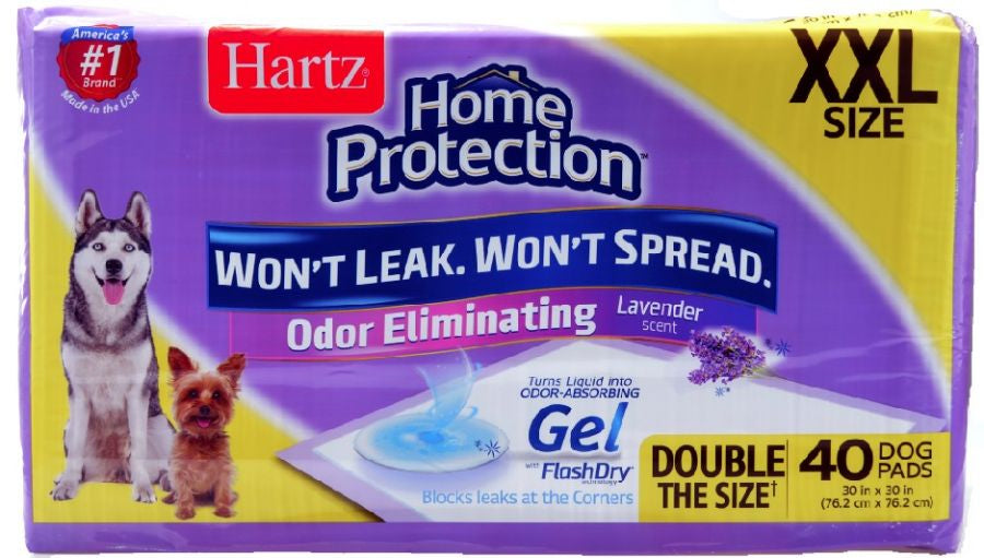 Hartz Home Protection Lavender Scent Odor Eliminating Dog Pads XX Large - PetMountain.com