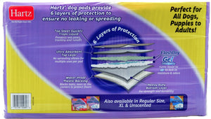 40 count Hartz Home Protection Lavender Scent Odor Eliminating Dog Pads XX Large