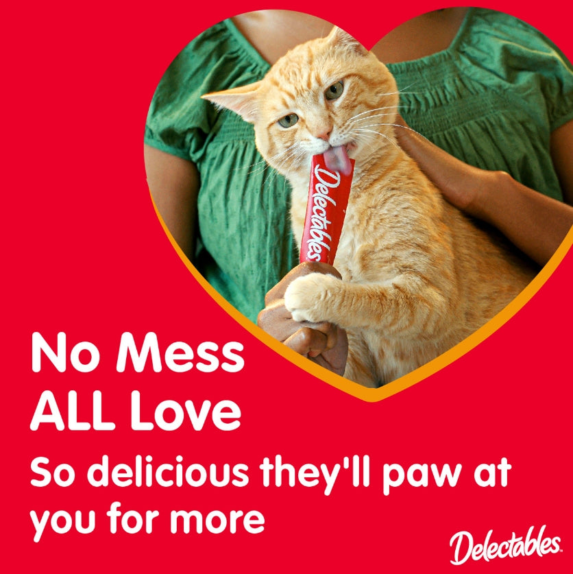 Hartz Delectables Senior Squeeze Up Lickable Cat Treat Chicken - PetMountain.com