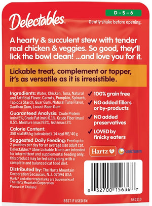 Hartz Delectables Stew Lickable Treat for Cats Chicken and Veggies - PetMountain.com
