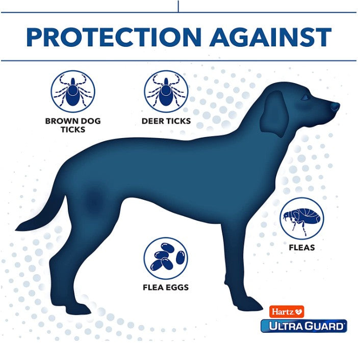 Hartz UltraGuard Dual Action Topical Flea and Tick Prevention for Medium Dogs (31 - 60 lbs) - PetMountain.com