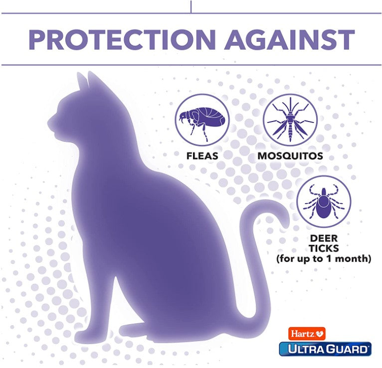 3 count Hartz UltraGuard Topical Flea and Tick Prevention for Cats