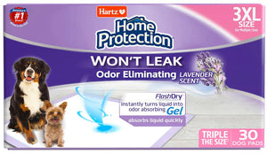 Hartz Home Protection Lavender Scent Odor Eliminating Dog Pads - PetMountain.com