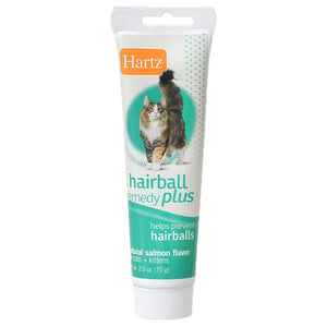 2.5 oz Hartz Hairball Remedy Plus Paste Natural Salmon Flavor