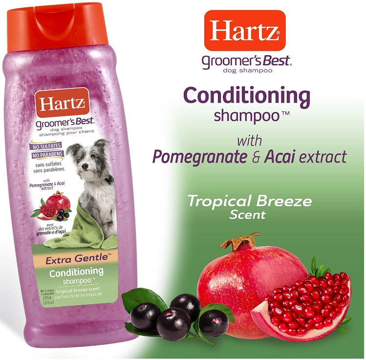 18 oz Hartz Groomer's Best Conditioning Shampoo for Dogs