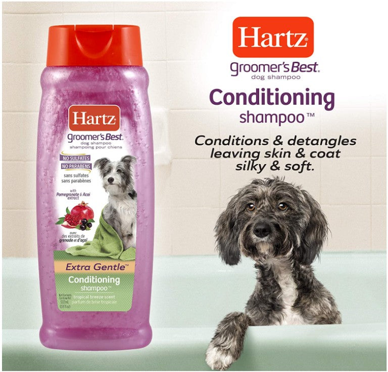 54 oz (3 x 18 oz) Hartz Groomer's Best Conditioning Shampoo for Dogs
