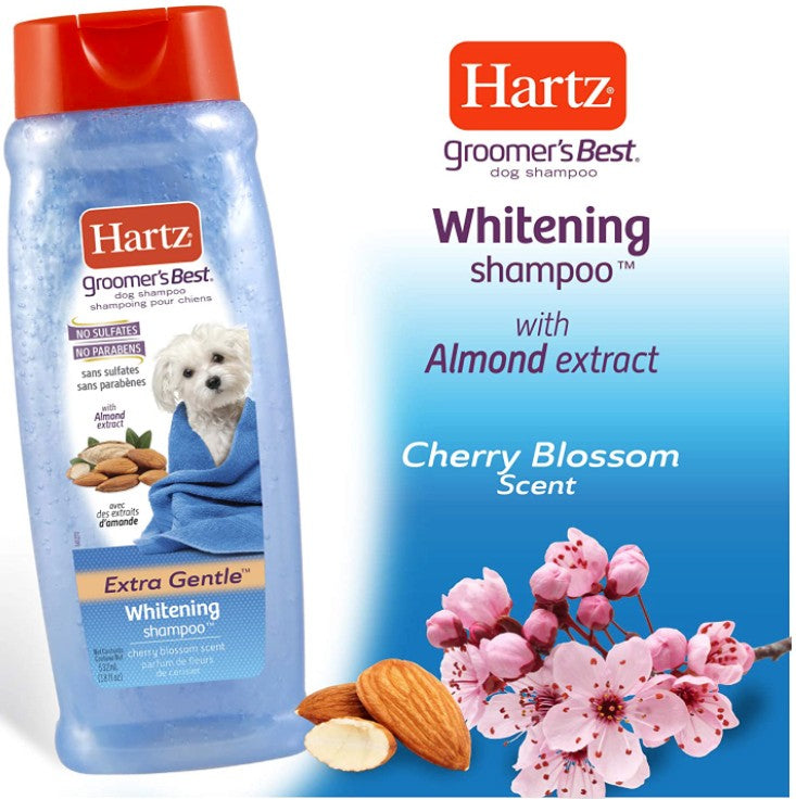 54 oz (3 x 18 oz) Hartz Groomer's Best Whitening Shampoo for Dogs