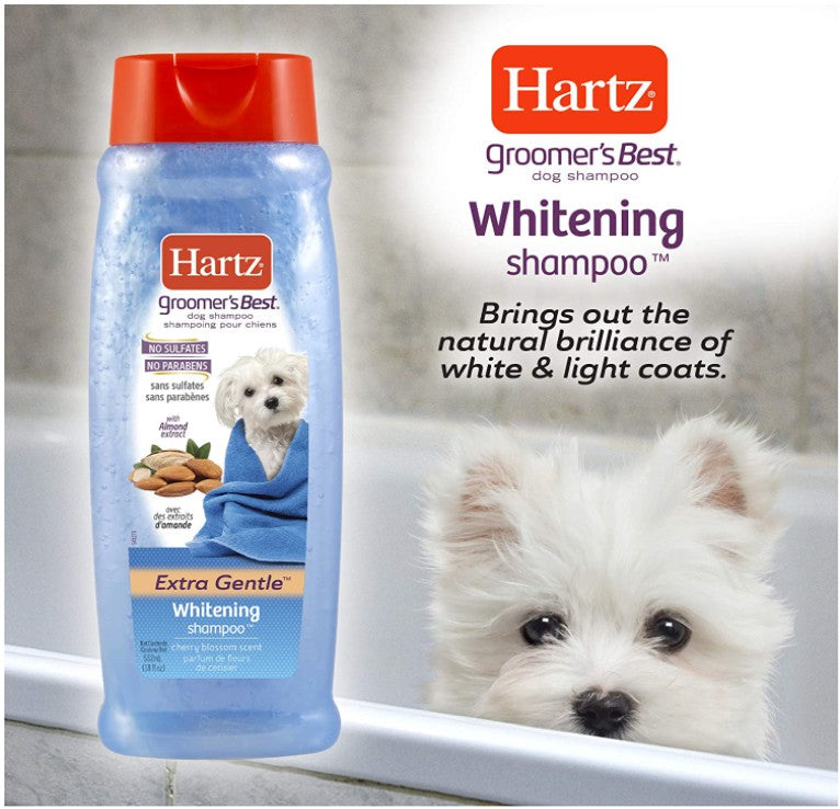 18 oz Hartz Groomer's Best Whitening Shampoo for Dogs