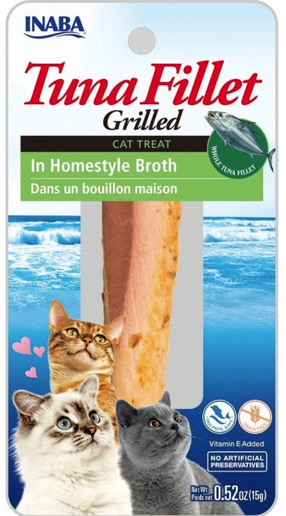 Inaba Tuna Fillet Grilled Cat Treat in Homestyle Broth - PetMountain.com