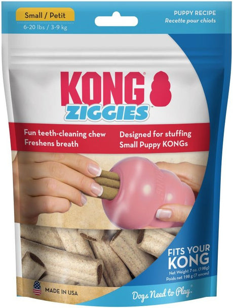 7 oz KONG Ziggies Puppy Recipe Small / Petit 6-20 lbs