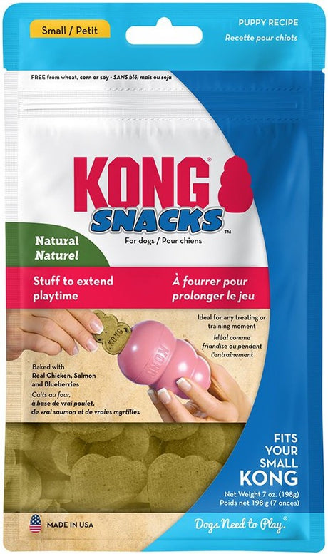 42 oz (6 x 7 oz) KONG Snacks for Dogs Puppy Recipe Small