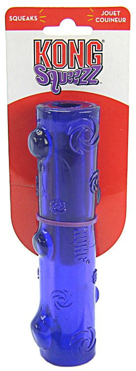 Medium - 1 count KONG Squeezz Stick Squeaker Dog Toy