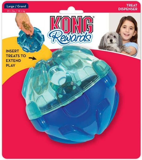 1 count KONG Rewards Treat Dispenser Ball Large Dog Toy