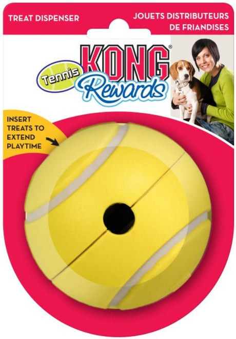 KONG Tennis Rewards Treat Dispenser Large Dog Toy - PetMountain.com