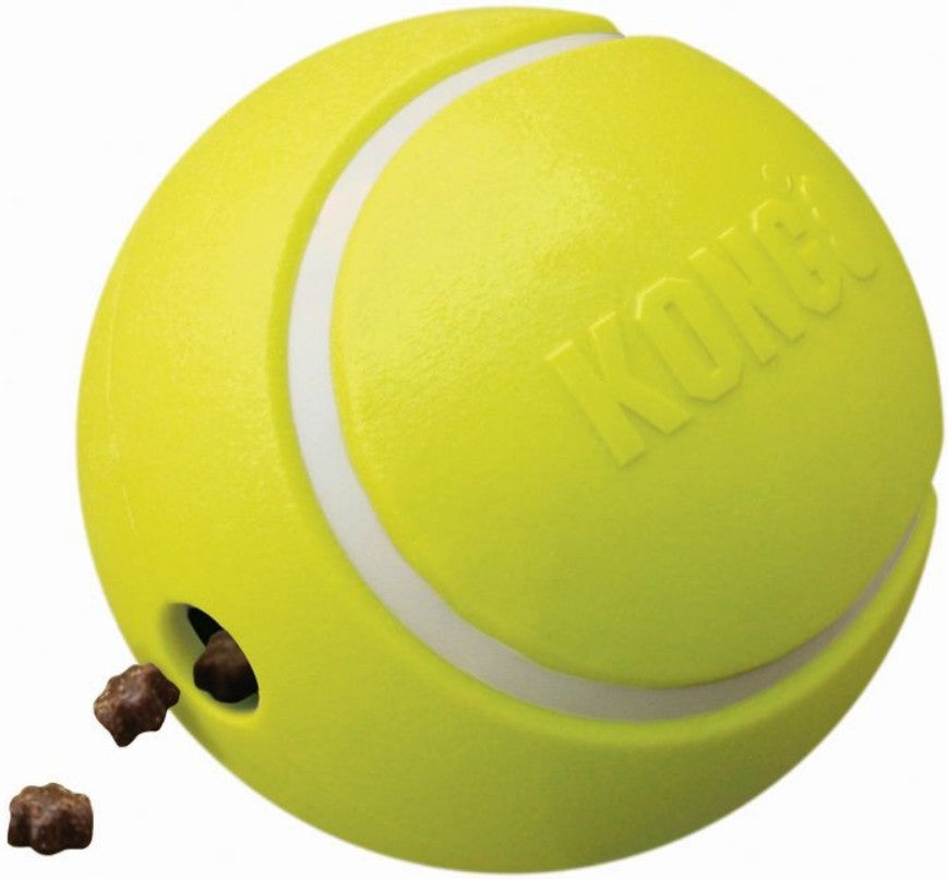 1 count KONG Tennis Rewards Treat Dispenser Small Dog Toy