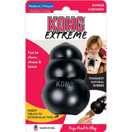 Medium - 1 count KONG Extreme Dog Toy Ideal for Power Chewers