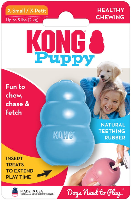 6 count Kong Puppy Treat Stuffing Chew Toy X-Small