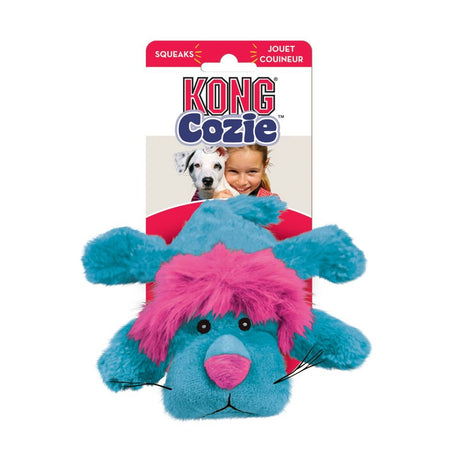 Medium - 9 count KONG Cozie King the Lion Plush Toy