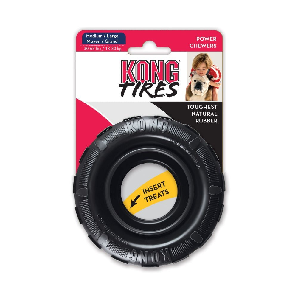 KONG Extreme Tires Toughest Natural Rubber Dog Chew Toy - PetMountain.com