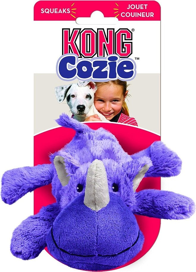 1 count KONG Cozie Rosie the Rhino Dog Toy Small