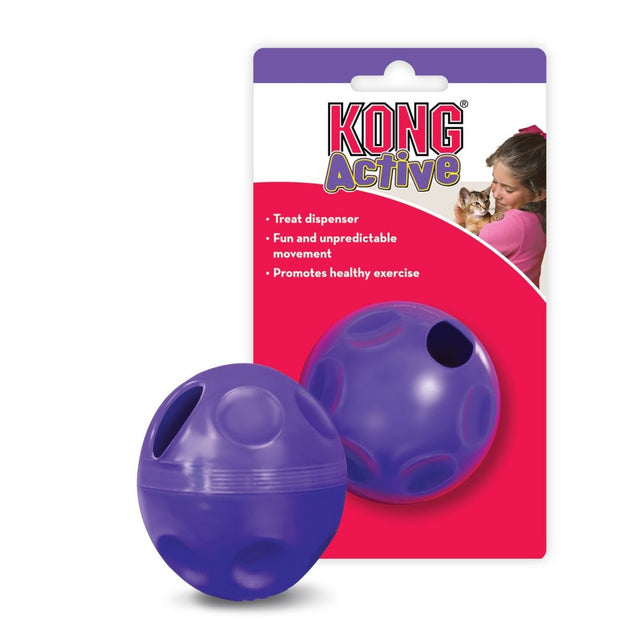 1 count KONG Active Cat Treat Ball Cat Toy