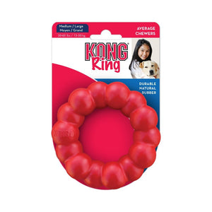 3 count KONG Red Ring Medium/Large Chew Toy