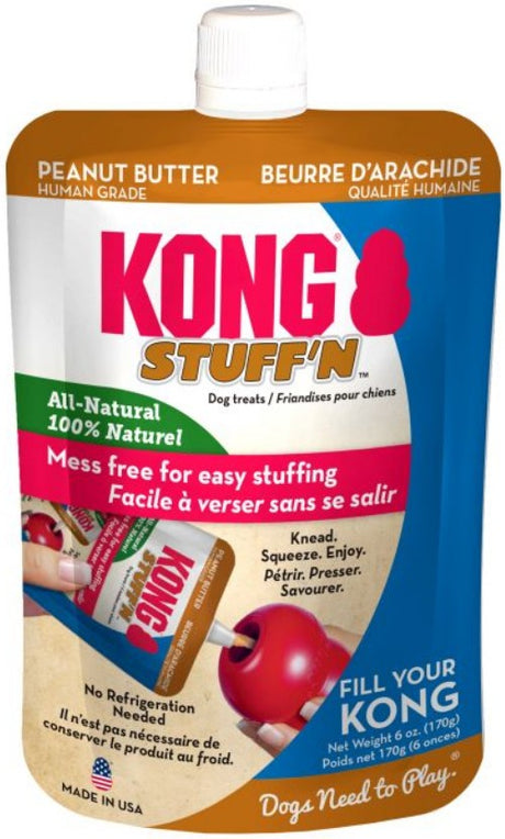 6 oz KONG Stuff'N All Natural Peanut Butter for Dogs