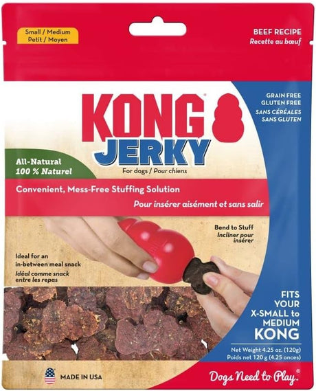 2 count KONG Jerky Beef Flavor Treats for Dogs Small / Medium