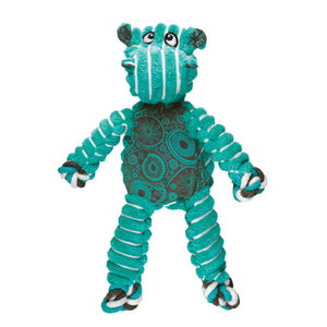 KONG Floppy Knots Hippo Squeaker Dog Toy - PetMountain.com