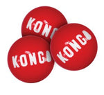 6 count (3 x 2 ct) KONG Signature Ball Dog Toy Small